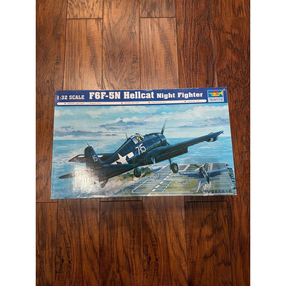 Trumpeter 1:32 F6F-5N Hellcat Night Fighter Plastic Model Kit 02256